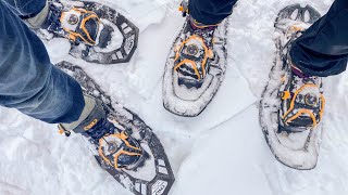 Innovative Snowshoes from TSL Outdoor The Symbioz Hyperflex Phoenix and Highlander Adjust Review [upl. by Okika935]