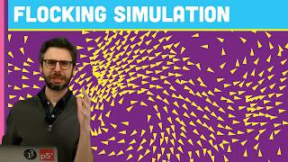 Coding Challenge 124 Flocking Simulation [upl. by Natalia]