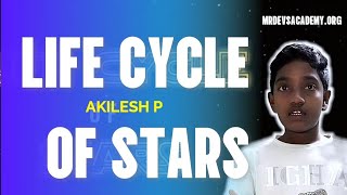 Life Cycle of Stars stars space akilesh science cbse icse [upl. by Ahsima407]