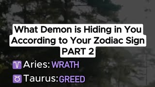 What Demon is Hiding in Your Zodiac Signs Part2 youtubeshorts youtube shortvideo shortspisces [upl. by Notned82]