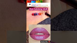 MustTry Shimmer Purple Pink 🌸Lipstick Combination for Winter 2024 lipstickhacks makeuptutorial [upl. by Nathanoj]