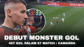 Cetak 487 Gol dalam 87 Match Francesco Camarda Debutan AC Milan Termuda Dalam Sejarah SERIE A [upl. by Akemehs]