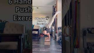 6 Handstand PushUp Progressions pushup handstand pushups [upl. by Friedland]