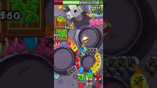 How to beat knock out power bloonstdbattles btdbattles bloons [upl. by Ahsemrac]