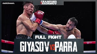 Shakhram Giyasov Vs Miguel Parra Full Fight Crawford Vs Madrimov Workout [upl. by Brittney]