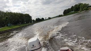 Motorboot Aluboot Quicksilver Weser Rinteln Schaumburg Johnson Außenborder [upl. by Werda396]