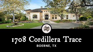 1708 Cordillera Trace  Boerne TX [upl. by Lisabeth]