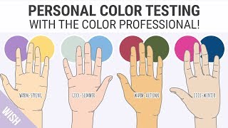 Finding Your Skin Undertones  Easy Personal Color Test with the Color Professional [upl. by Bil745]