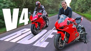 Owning a Ducati Panigale V4 2019 First ride review of Ducatis latest 214bhp V4 Superbike [upl. by Bendicty]