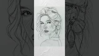 Loomis Method Portrait FaceHow to Draw a Face beginners tutorialshortvideo shortsketchdrawing [upl. by Twelve984]