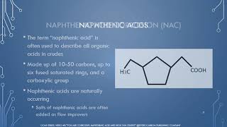 OCMS Video 8 Section 6 Mechanism of Naphthenic Acid Corrosion [upl. by Enelyak4]