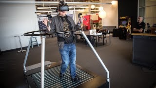 HandsOn with VR OmniDirectional Treadmill [upl. by Hanschen58]