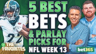 5 NFL Week 13 BEST BETS amp NFL PARLAY Picks from Simon Hunter amp Chad Millman  The Favorites Podcast [upl. by Nelg]