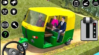 Modern Tuk Tuk 🛺 🛺 Rickshaw Driving  City Mountain Auto Driver  Android GamePlay [upl. by Entruoc]