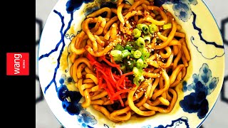 Wang Teriyaki Udon Original  Instant Noodle Recipe Time  EP 709 [upl. by Nesta]