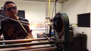 Scientific Glass Blowing coil condenser Part 2 [upl. by O'Neill776]