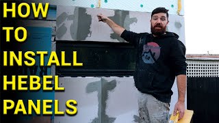 Step by Step Tutorial  How to Install Hebel Power Panels 4K [upl. by Nosnarb190]