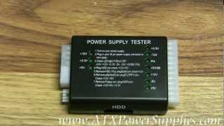 ATX Power Supply Tester  Demonstration [upl. by Steiner]