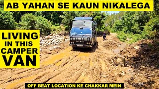 EP 239 OVERLANDER TRUCK HUNTING OFF BEAT LOCATION FOR CAMPING IN MOUNTAINS OF UTTARAKHAND VAN LIFE [upl. by Zhang239]