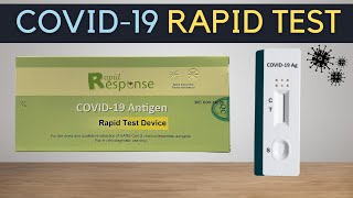 How to do a rapid COVID test at home properly shorts [upl. by Ahsiener241]