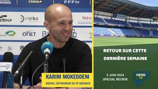 PRÉSENTATION DU NOUVEL ENTRAINEUR DU FC SOCHAUX MONTBELIARD KARIM MOKEDDEM [upl. by Annaerda74]