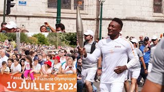 REVIVEZ LE PASSAGE DE LA FLAMME OLYMPIQUE À MONTARGIS 🇨🇵LE 10 JUILLET 2024 [upl. by Finstad16]