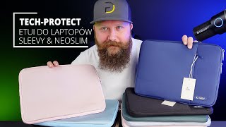 Nowe Warte Uwagi Pokrowce do Laptowów od TechProtect Sleevy i Neoslim [upl. by Yrrehc46]