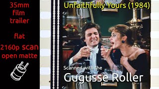 Unfaithfully Yours 1984 35mm film trailer flat open matte 2160p [upl. by Nesaj]