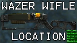 Fallout 4 Wazer Wifle  Unlimited Ammo Capacity Laser Rifle from Shaun [upl. by Premer]