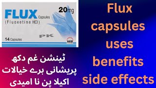 Flux capsule Fluoxetine 20 mg uses in Urdu Hindi  depression tension anxiety [upl. by Katie]