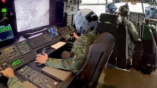 Inside AC130 Super Advanced Cockpit Demolishing Targets From The Air [upl. by So455]