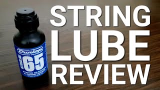 Dunlop Ultraglide String Lube Review [upl. by Ocirrej]