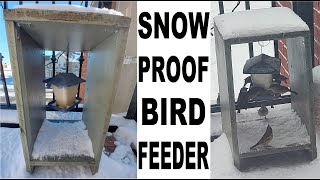 Snow Proof Bird Feeder [upl. by Aekal]