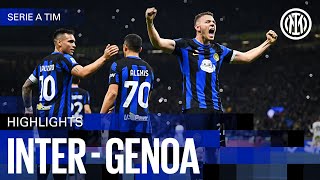 COWABUNGA 🤙🤙  INTER 21 GENOA  HIGHLIGHTS  SERIE A 2324 ⚫🔵🇬🇧 [upl. by Annayt804]