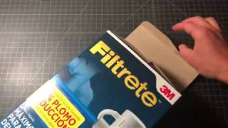 Filtrete Under Sink Water Filter Unboxing 3USMAXS01 [upl. by Nnylarat]