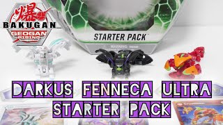 DARKUS FENNECA ULTRA Starter Pack Crustillion  Nillious  Geogan Rising  BAKUGAN UNBOX [upl. by Bowen]