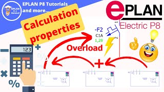 Total current calculation in EPLAN 2024 How to show the overload❓ [upl. by Jacquelin]