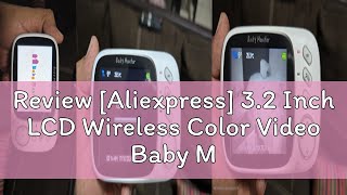 Review Aliexpress 32 Inch LCD Wireless Color Video Baby Monitor VB603 Night Vision Nanny Monitor [upl. by Aibsel]