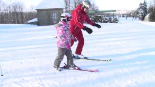 Sinitier au ski  conseils débutant 2 [upl. by Ahsiak]