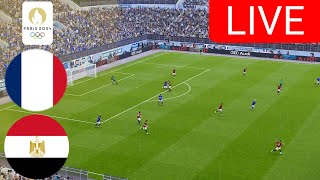 🔴مباشر  مصرفرنسا  مباراة نصف نهائي أولمبياد باريس 2024 كاملة اليوم Egypt vs France LIVE [upl. by Ashok]