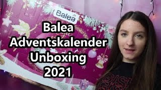 Der beste BALEA Adventskalender 2021✨ Unboxing 💥 Alle 24 Türchen öffnen 😍  Verlosung 🎀 [upl. by Aitital]