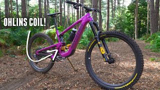 Custom Heckler SL  Bike Check Öhlins AXS Hope Tech 4 [upl. by Bouton]