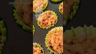 Quick amp Easy Cornflake Cakes iftarrecipe dessert cornflakes food foodie [upl. by Peltz389]