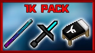 1k Pack Release l Minecraft PvP TEXTURE PACK [upl. by Medora]