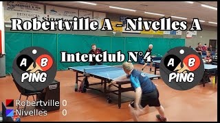 Robertville A  Nivelles A Interclub n°4 [upl. by Ycnej]