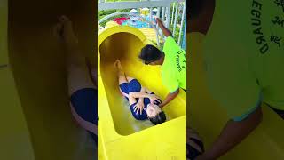 Fun at the water park 💦😲trampoline Assument waterpark viralvideo shorts [upl. by Kata305]