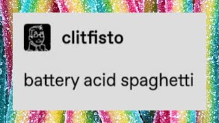 Battery acid spaghetti [upl. by Smiga]