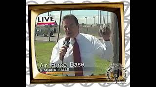 WKBWTV September 11 2001 Keith Radford Reports From The Niagara Falls Air Force Base [upl. by Aitropal]