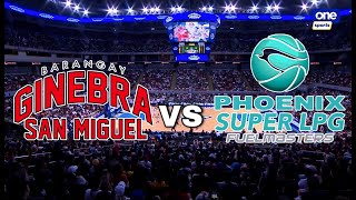 BRGY GINEBRA VS PHONIX FUEL MASTER PBA Governors Cup [upl. by Monagan]