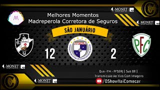 Melhores Momentos Madreperola Vasco 12 x 2 Palmeira  Sub 8 FFSERJ [upl. by Lauer593]